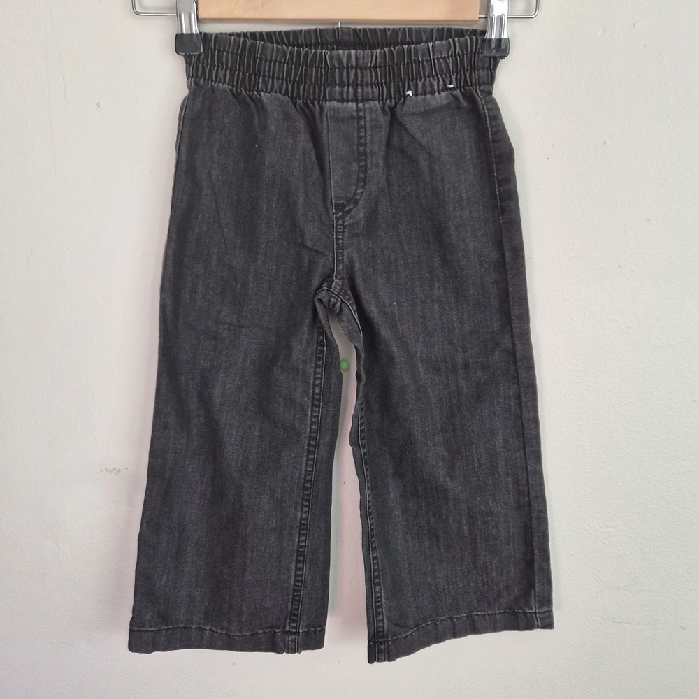 Kids Black Denim Pants
